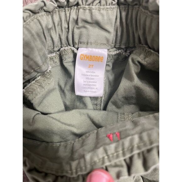 2013 Girls Gymboree Rose Garden Cargo Capri Pant - Size 2T - Olive Green - Picture 6 of 8